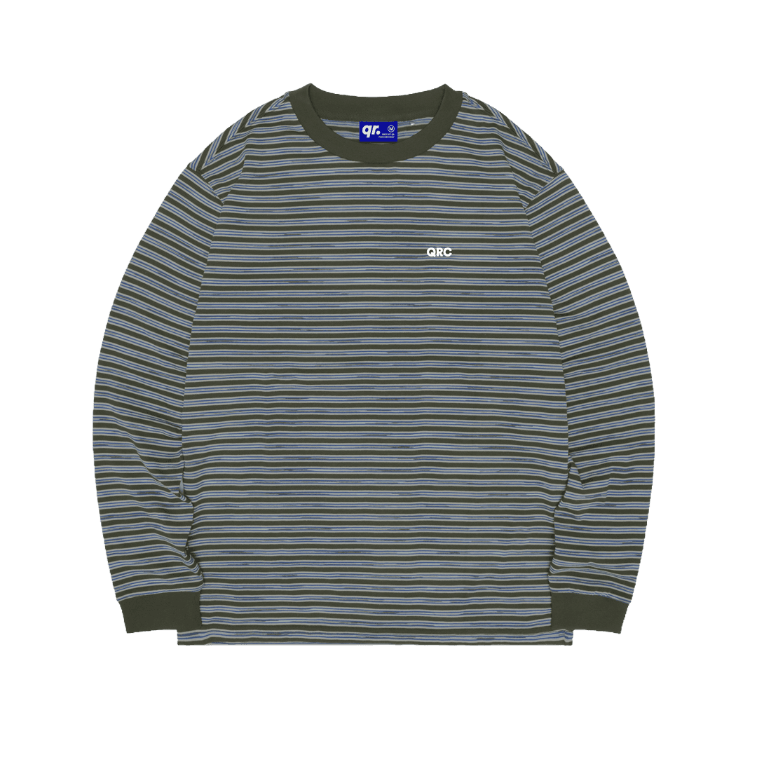 LS ФУТБОЛКА STRIPED ХАКИ