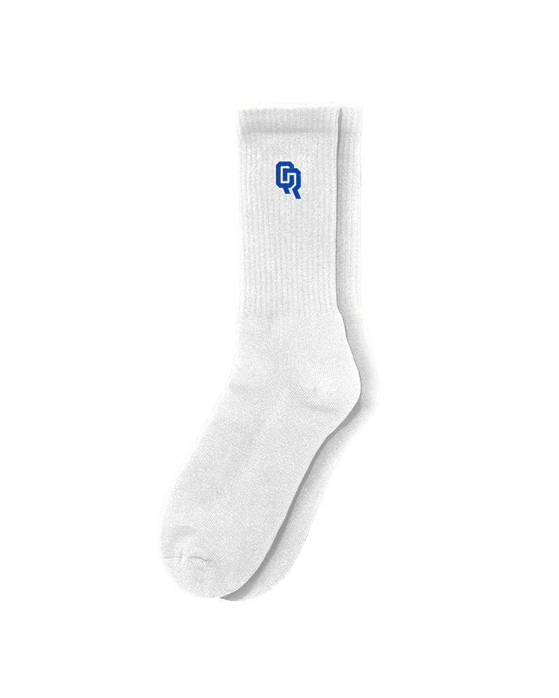 Носки длинные белые QR22