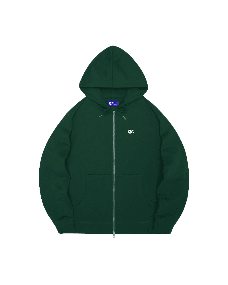 ЗИППЕР ХУДИ BASIC FW25 ЗЕЛЁНЫЙ