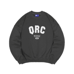 свитшот over qrc темно-серая